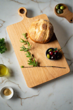 Wide Cherry Farmhouse Cutting Board with Handle